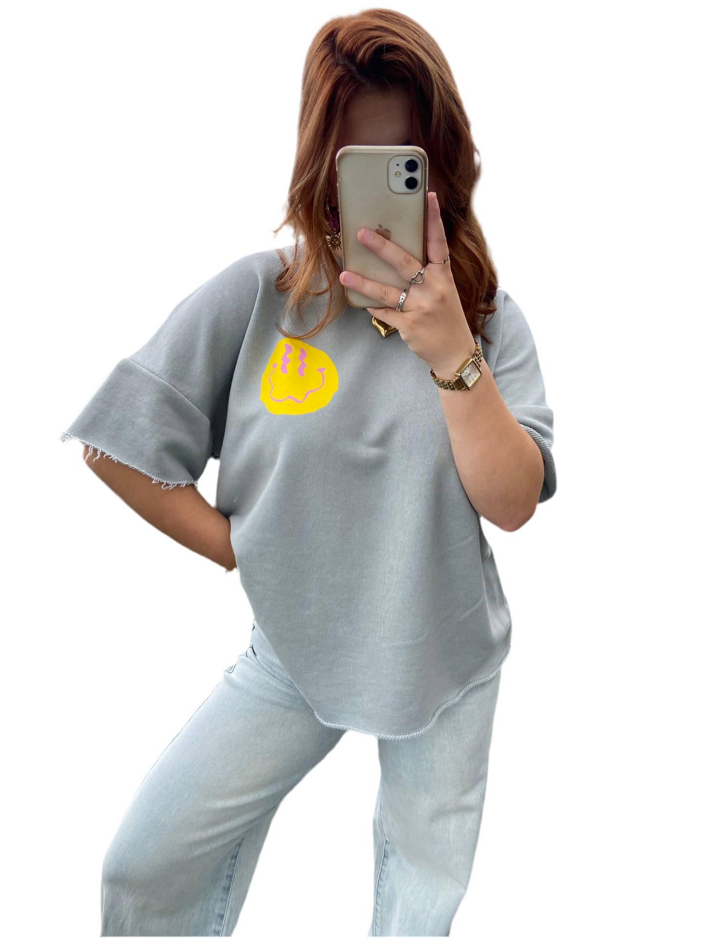 Shirt smile print