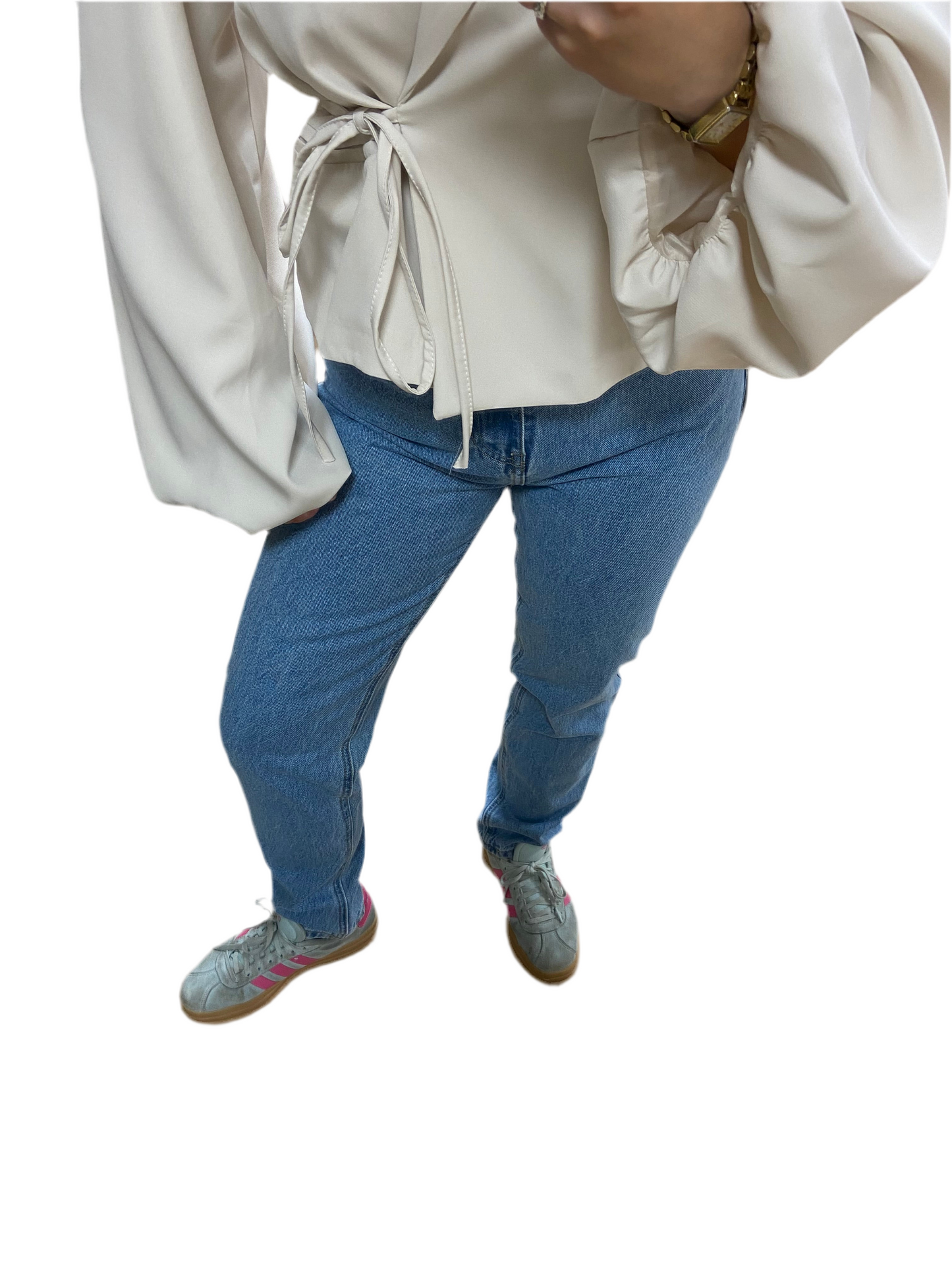Denim jeans blauw