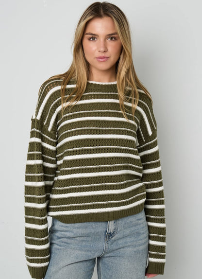 Trui Evergreen Stripes