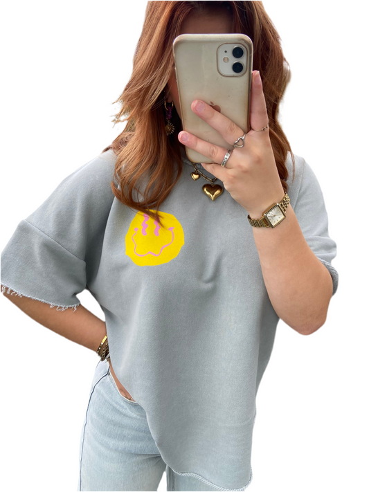 Shirt smile print